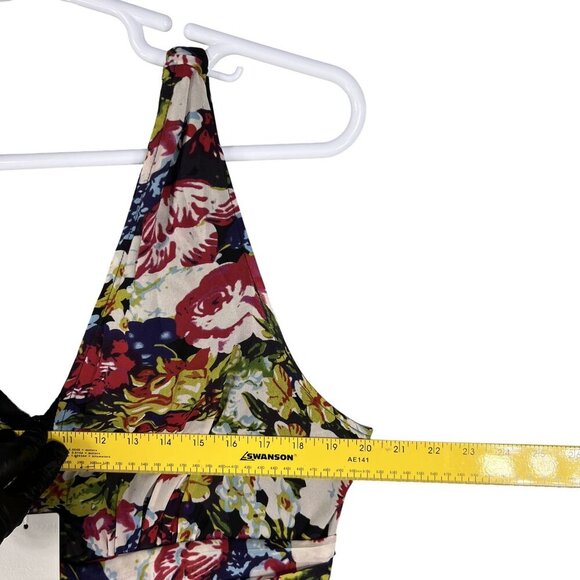 NWT Ever Pretty Womens 16 Floral Chiffon Babydoll Maxi Dress Empire Waist Fairy - Picture 8 of 16